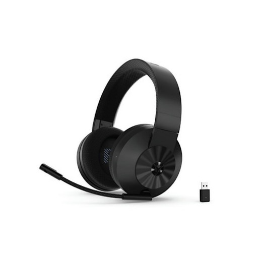 Изображение Беспроводные игровые наушники Lenovo Legion H600 черного цвета.