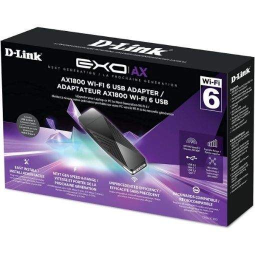 Изображение D-link DWA-X1850 AX1800 Wi-Fi 6 USB Adapter