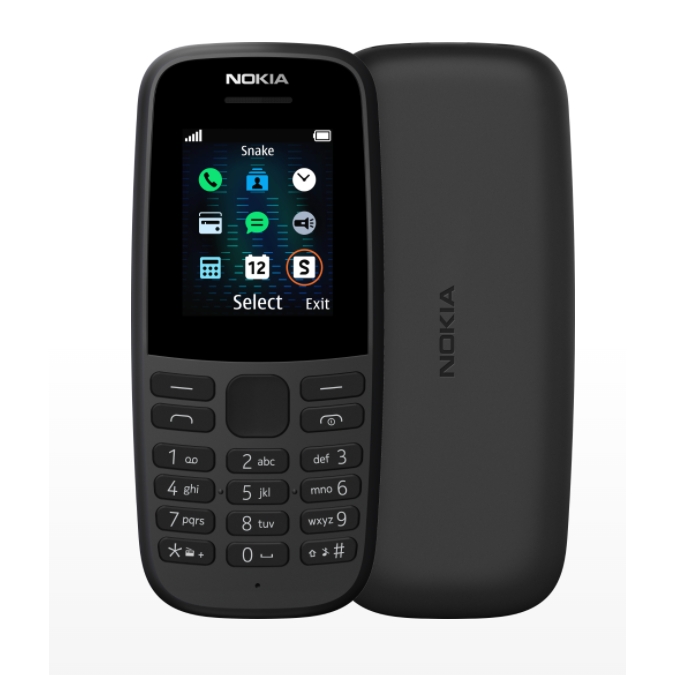 Мобильный телефон Nokia 105 2020, синего цвета. - 1PC.co.il