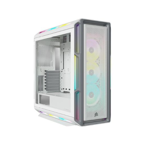 Изображение Корпус компьютера Corsair iCUE 5000T RGB белого цвета.