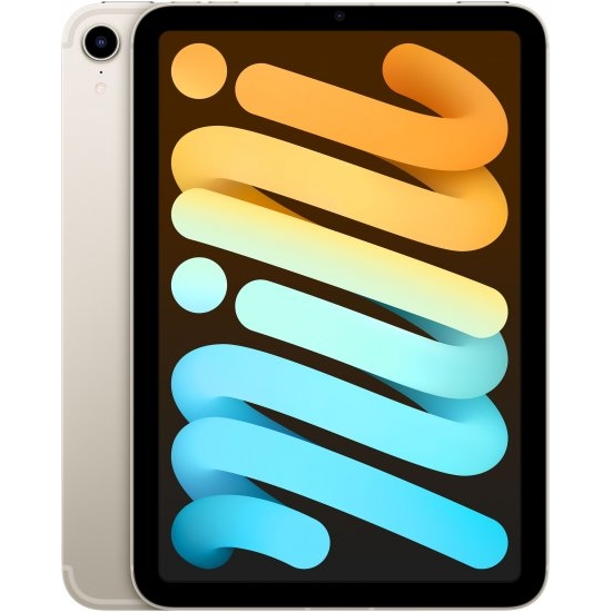 iPadmini6 Cellularモデル 64G スターライト　■ケース付きOSiOSiPadOS