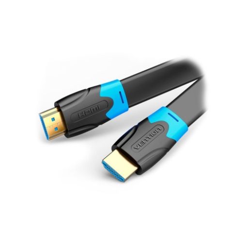 תמונה של כבל HDMI Vention 2.0 4K/60Hz שטוח 2M צבע זהב