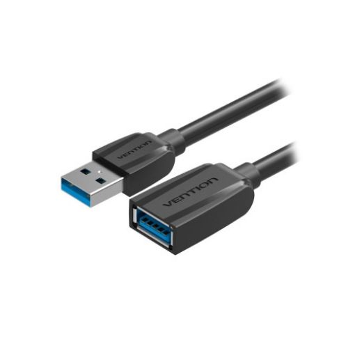 תמונה של כבל USB-A 3.0 Vention (M-F) באורך 3M צבע שחור