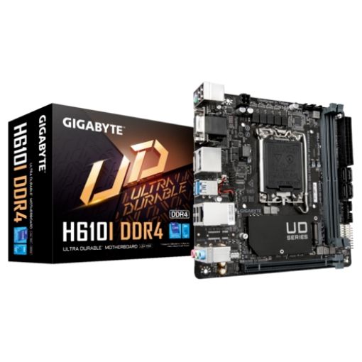 תמונה של לוח אם Gigabyte H610I DDR4 מק"ט GH610IDDR4 בצבע שחור