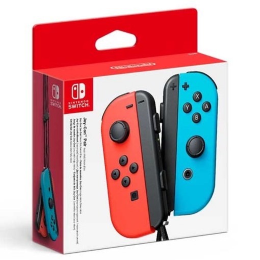 Picture of NINTENDO Switch Joy-Con Pair Neon Red/Neon Blue control pads