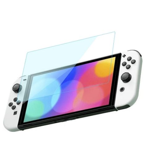 Изображение NINTENDO защитное стекло экрана TG-SWT01 для консоли Nintendo Switch OLED.