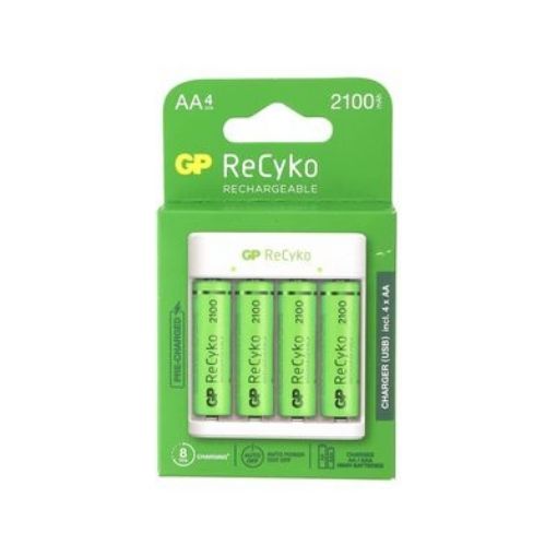 Picture of GP ReCyko Rechargeable USB AA NiMH 2100mAh