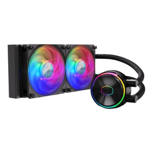 Изображение Кулеры жидкостные Cooler Master PL240 Flux черного цвета.