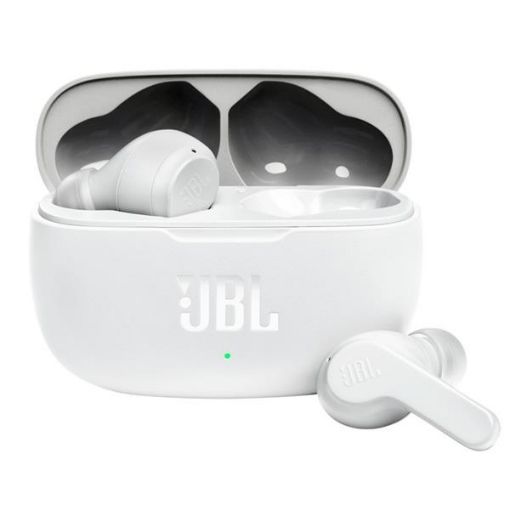 Изображение Наушники JBL Wave 200TWS True Wireless белого цвета от официального дистрибьютора.