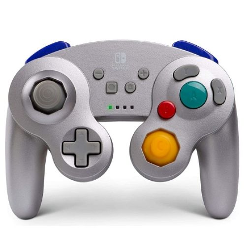 Picture of NINTENDO Retro Style Wireless Controller, Metallic, Rechargeable - 1507867-01.
