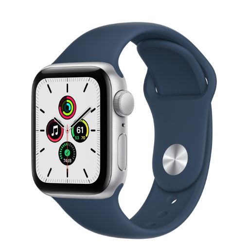 tælle hensynsløs Sanselig iWatch Apple Watch SE GPS 44mm Silver Aluminum Case Abus Blue Sport Band -  א&א מחשבים וסלולר