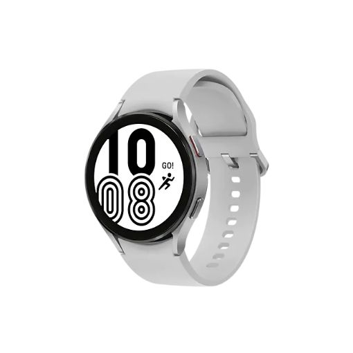 Изображение Умные часы Samsung Galaxy Watch 4 44 мм SM-R870 - серебристого цвета.