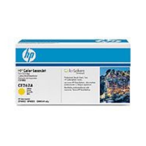 Picture of HP CE262A original yellow toner is sufficient for 11000 pages.
