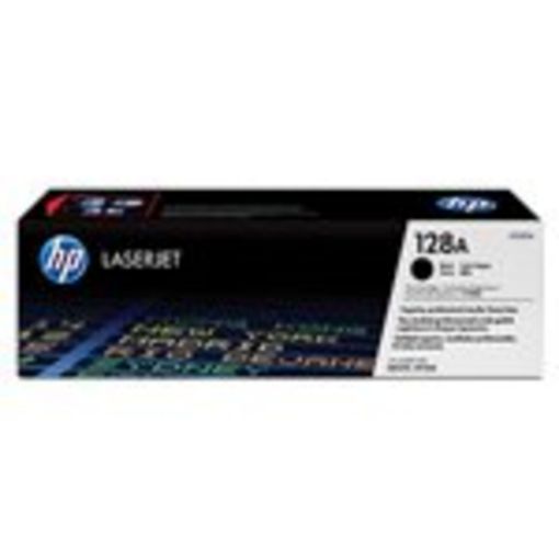 תמונה של טונר שחור מקורי HP CE320A מספיק ל-2,000 דף (HP 128A) CE320a