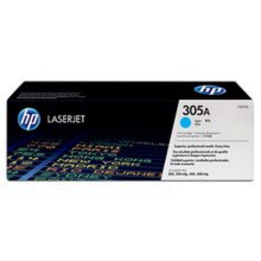 תמונה של טונר ציאן מקורי (HP 305A(CE411A לכ-2600 דפים ce411a
