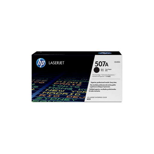 תמונה של טונר שחור מקורי HP CE400A מספיק ל-5,500 דף (HP 507A) ce400a