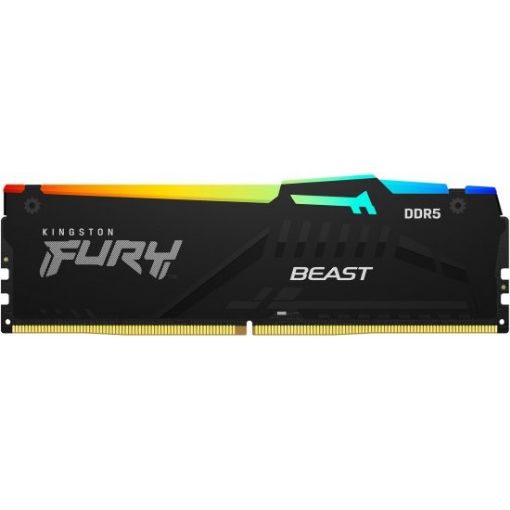 תמונה של זכרון למחשב Kingston FURY BEAST RGB 16GB DDR5 5200MHz CL40