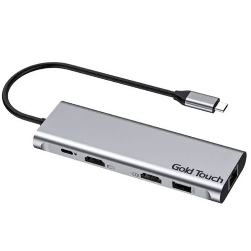 Изображение Зарядное устройство Gold Touch USB-Type C SU-C13 с серебряным цветом.