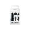 Picture of  Samsung Car Charger Dual USB/Fast Charge (15W)/Combo Cable