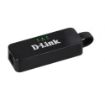 Picture of D-LINK DUB-2312/A2A USB Type-C to RJ45 adapter in black.