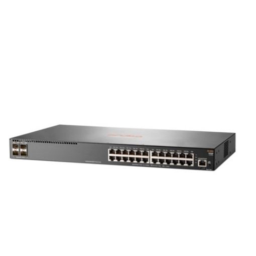 תמונה של מתג Aruba 2930F 24G 4SFP JL259A בצבע שחור