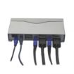 תמונה של מתג KVM בעל 2 יציאות DP תומך 4K עם חיבורי USB וסאונד Gold Touch KVM-DP-2