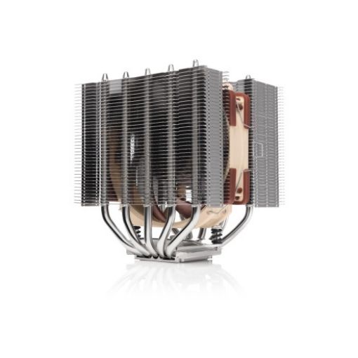 Изображение Вентилятор процессора Noctua NH-D12L черного цвета.