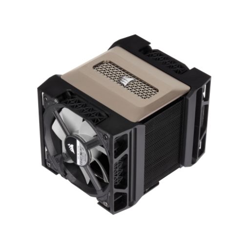 Изображение Кулер для процессора Corsair A500 черного цвета.