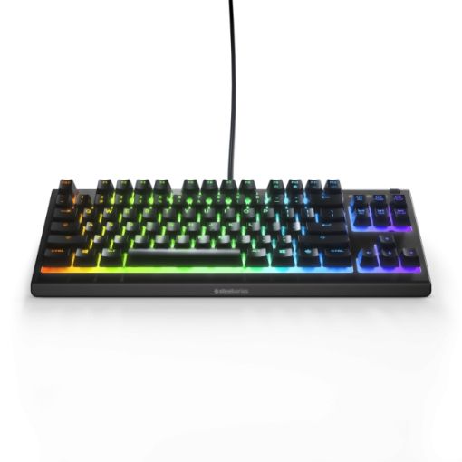 Изображение Стальной игровой клавиатуры с защитой от воды TKL Apex 3 TKL - US от SteelSeries.