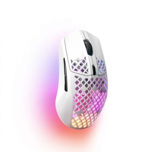 Picture of SteelSeries Aerox 3 Wireless Wht - Lightweight Wireless Gaming Mouse with Optical Sensor.