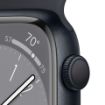 תמונה של שעון חכם iWatch Apple Series 8 GPS 41mm צבע שעון Midnight Aluminium צבע רצוע Midnight Sport Band יבואן רשמי