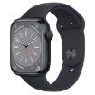 תמונה של שעון חכם Apple Watch Series 8 45mm GPS+Cellular  צבע שעון  Aluminium Midnight  צבע רצועה Midnight Sport Band