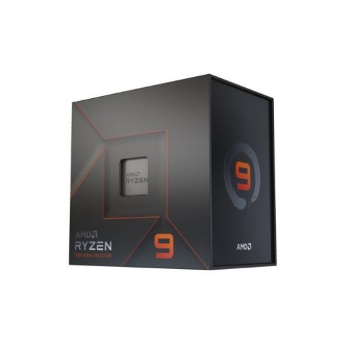 Picture of AMD Ryzen 9 7950X AM5 processor in black color.