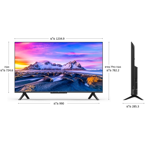 Xiaomi Mi TV P1 55" UHD 4K HDR Android 9.0 L55M6-6AEU - 1PC.co.il