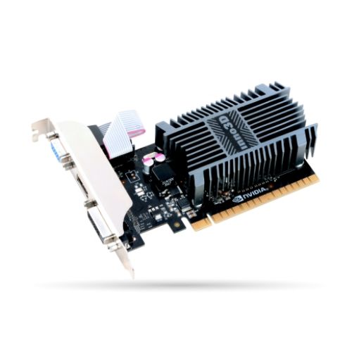 תמונה של כרטיס מסך Inno3D GeForce GT 710 2GB SDDR3 LP N710-1SDV-E3BX