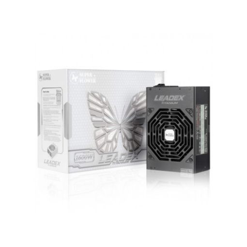 תמונה של ספק כוח Super Flower Leadex 1600W Titanium SF-1600F14HT בצבע שחור