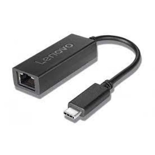 Изображение Адаптер Ethernet USB-C Lenovo GX90S91832 общего цвета.