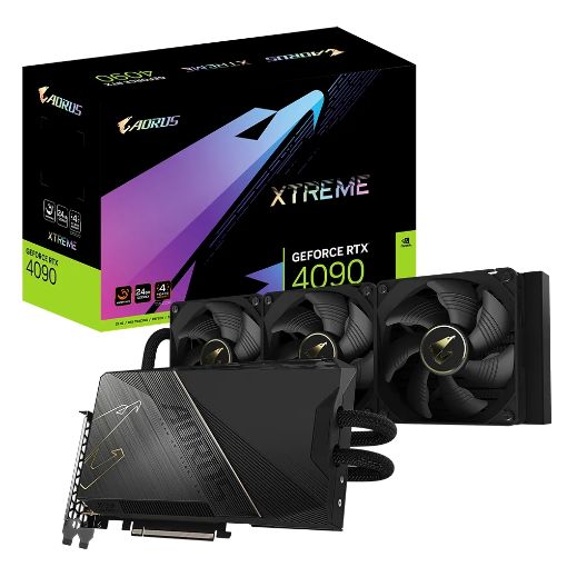 Picture of Gigabyte AORUS GeForce RTX™ 4090 XTREME WATERFORCE 24G GV-N4090AORUSX W-24GD