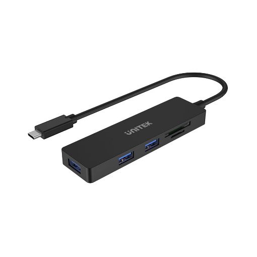 Изображение Unitek uHUB Q4+ 5-in-1 USB-C Hub with Dual Card Reader H1108B