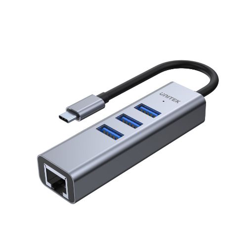 Изображение Unitek uHUB Q4+ 4-in-1 USB-C Ethernet Hub H1904A