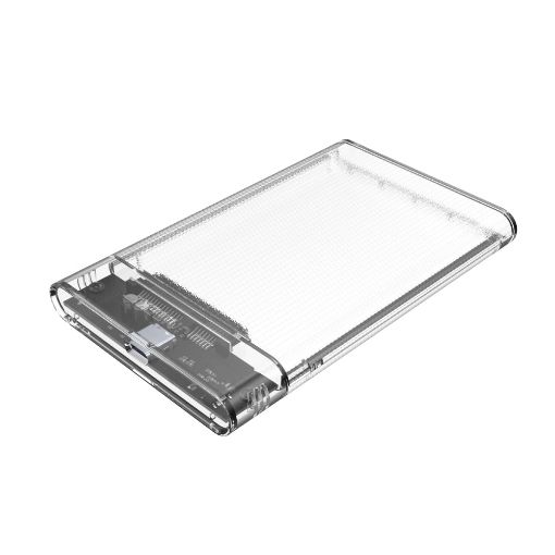 Picture of Unitek DiskGuard Limpid R USB-C to SATA6G 2.5 SSD enclosure.