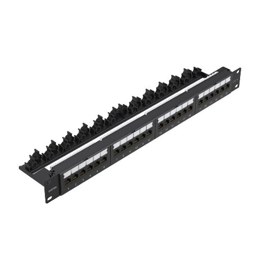 Изображение Unitek Cat 6 UTP 24 Ports RJ45 Patch Panel T003A
