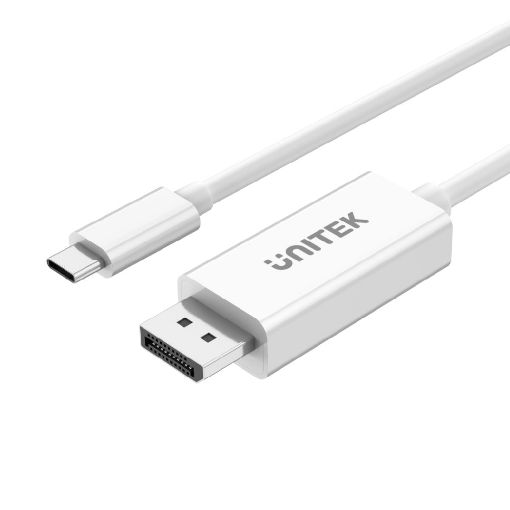 Unitek 4K 60Hz USB-C to DisplayPort Cable in White V400A 1PC