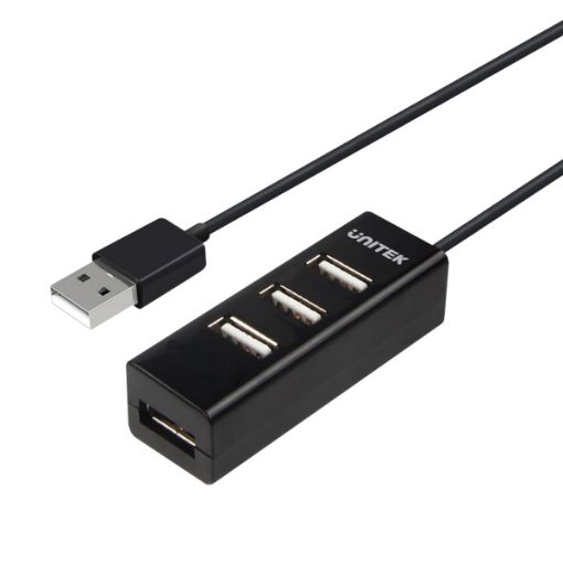Picture of Unitek 4 Ports USB 2.0 Hub (80cm Cable) Y-2140