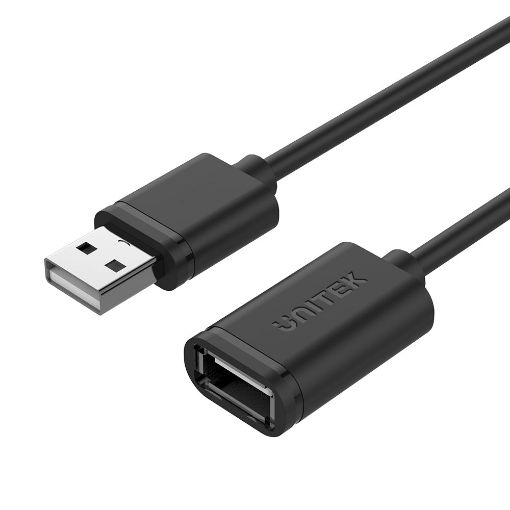 Изображение Unitek USB 2.0 Extension Cable Y-C447GBK