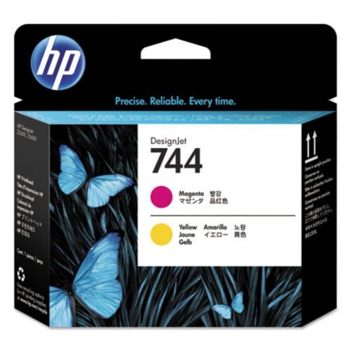 Изображение HP головка № 744 магнит + желтый F9J87A.