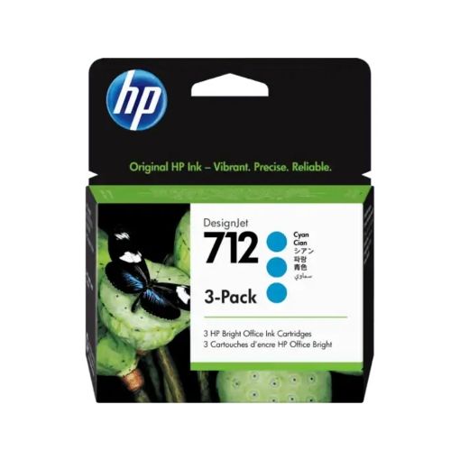 תמונה של HP מילוי (3) דיו 712 ציאן 3ED77A 29ml