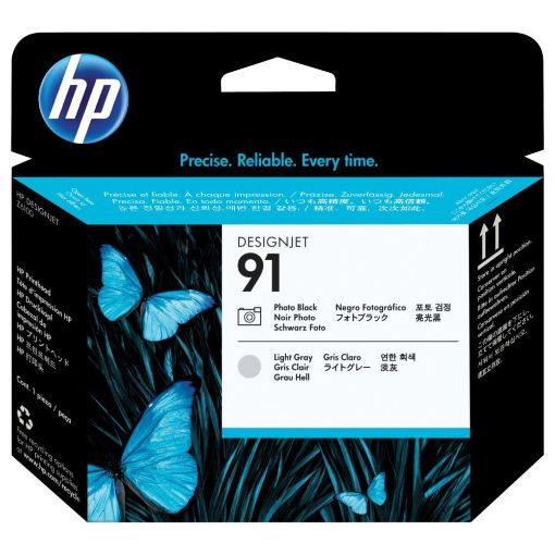 תמונה של HP ראש הדפסה 91 שחור פו+אפור ליט C9463A