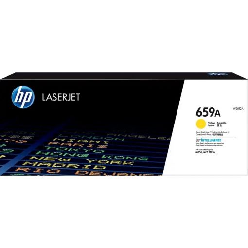 תמונה של טונר HP צהוב 659A ל W2012A M856/776