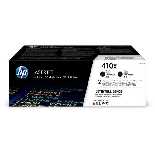 תמונה של זוג טונרים HP 410X ל CF410-XD M477/452 CF410XD